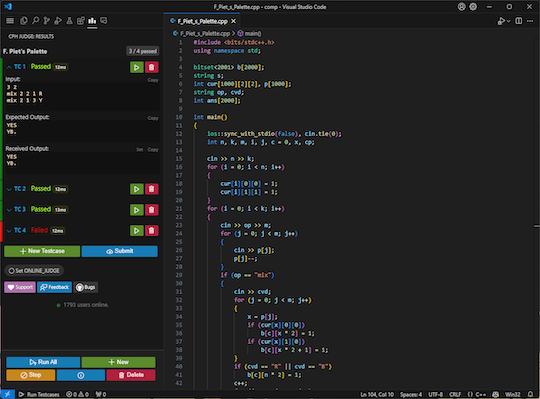 Competetive Programming Helper
