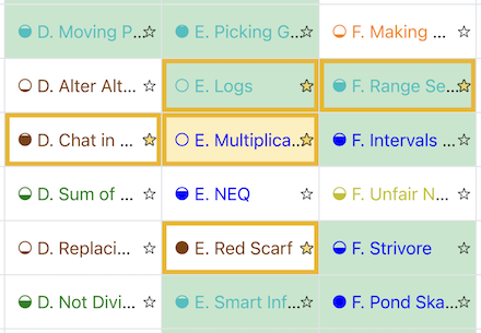 atcoder problems bookmark highlighter